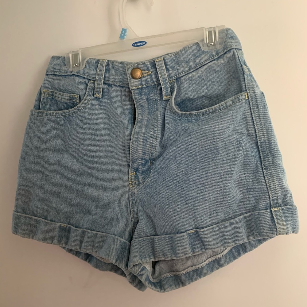 American Apparel Jean Shorts